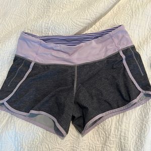 Lululemon run times shorts size 6. Worn only a handful of times.
